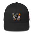  Embroidered Brookhaven Bangers mascot on front of Outfield Outlaws fitted hat