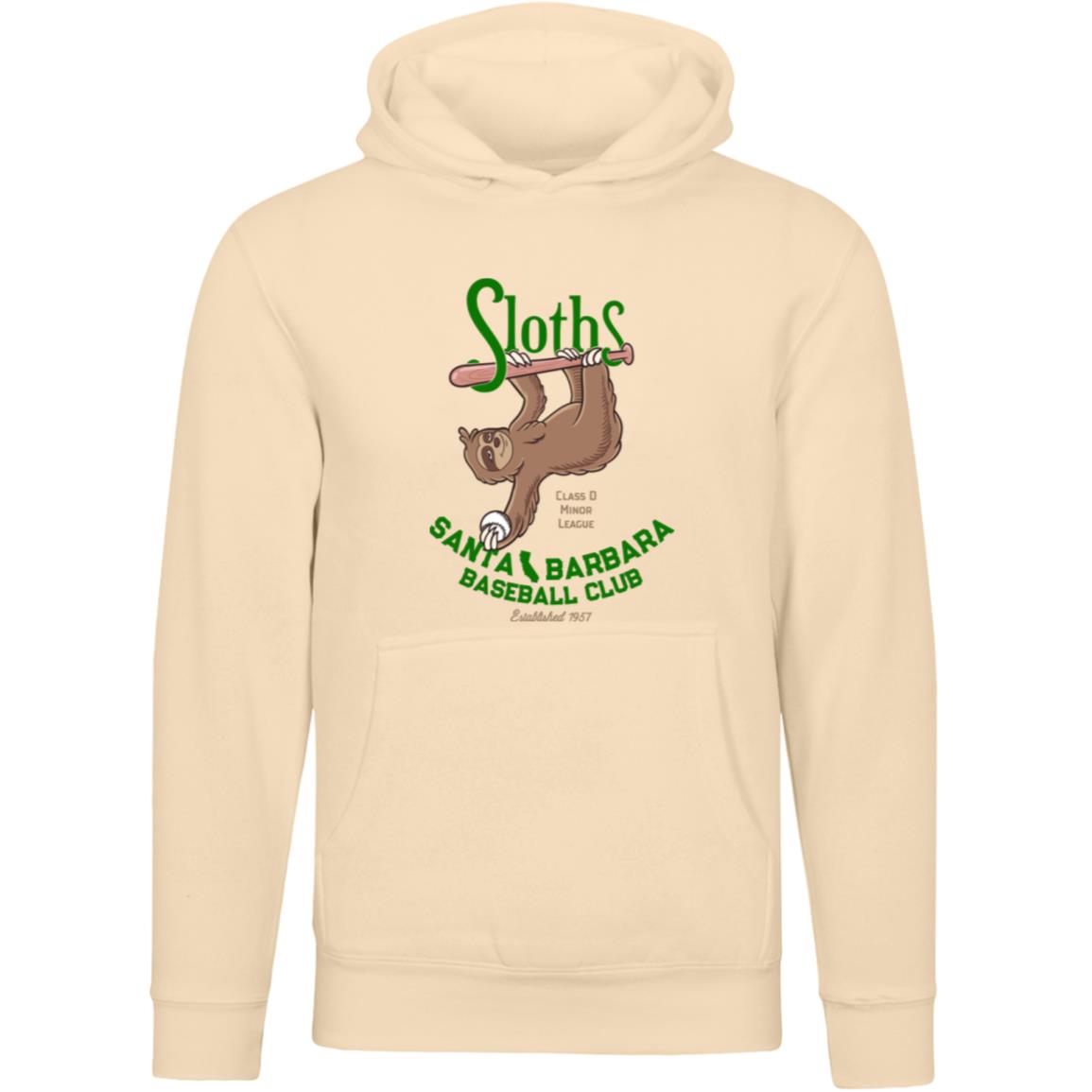 Santa Barbara Sloths Baseball Team Unisex Luxury Hoodie