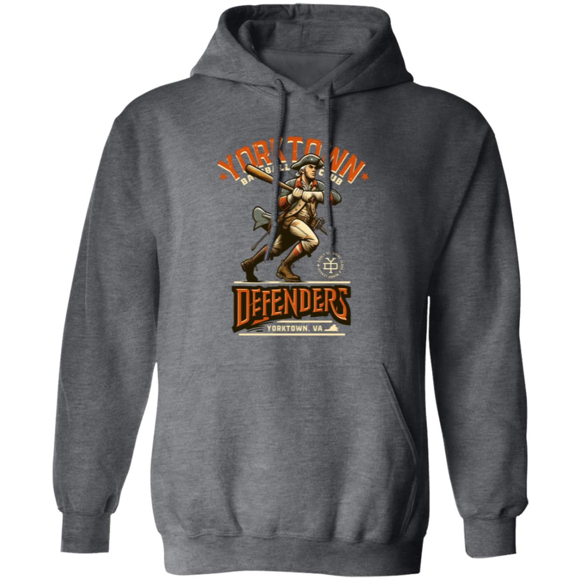 Yorktown Defenders Retro Minor League Baseball Team-Pullover Hoodie