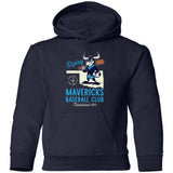 Ripley Mavericks Retro Minor League Baseball Team-Youth Pullover Hoodie