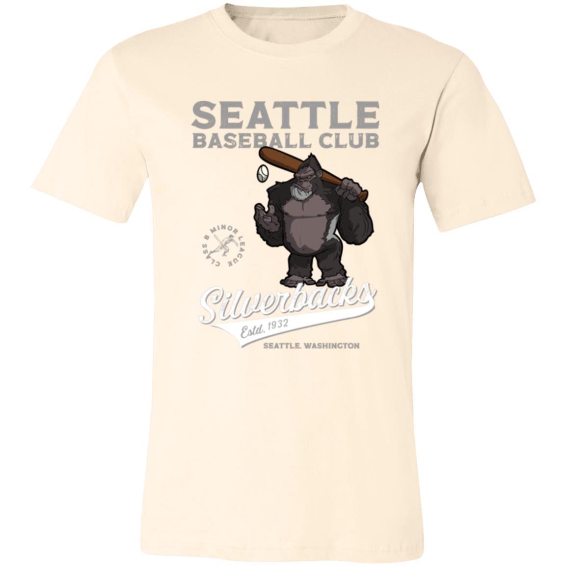 Seattle Silverbacks Retro Minor League Baseball Team T-Shirt