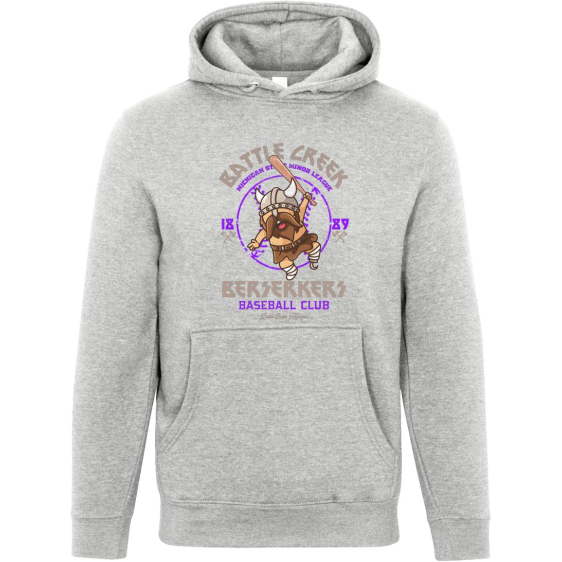 Battle Creek Berserkers Minor League Baseball Team Unisex Luxury Hoodie