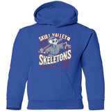 Skull Valley Skeletons Minor League Baseball Team Youth Pullover Hoodie