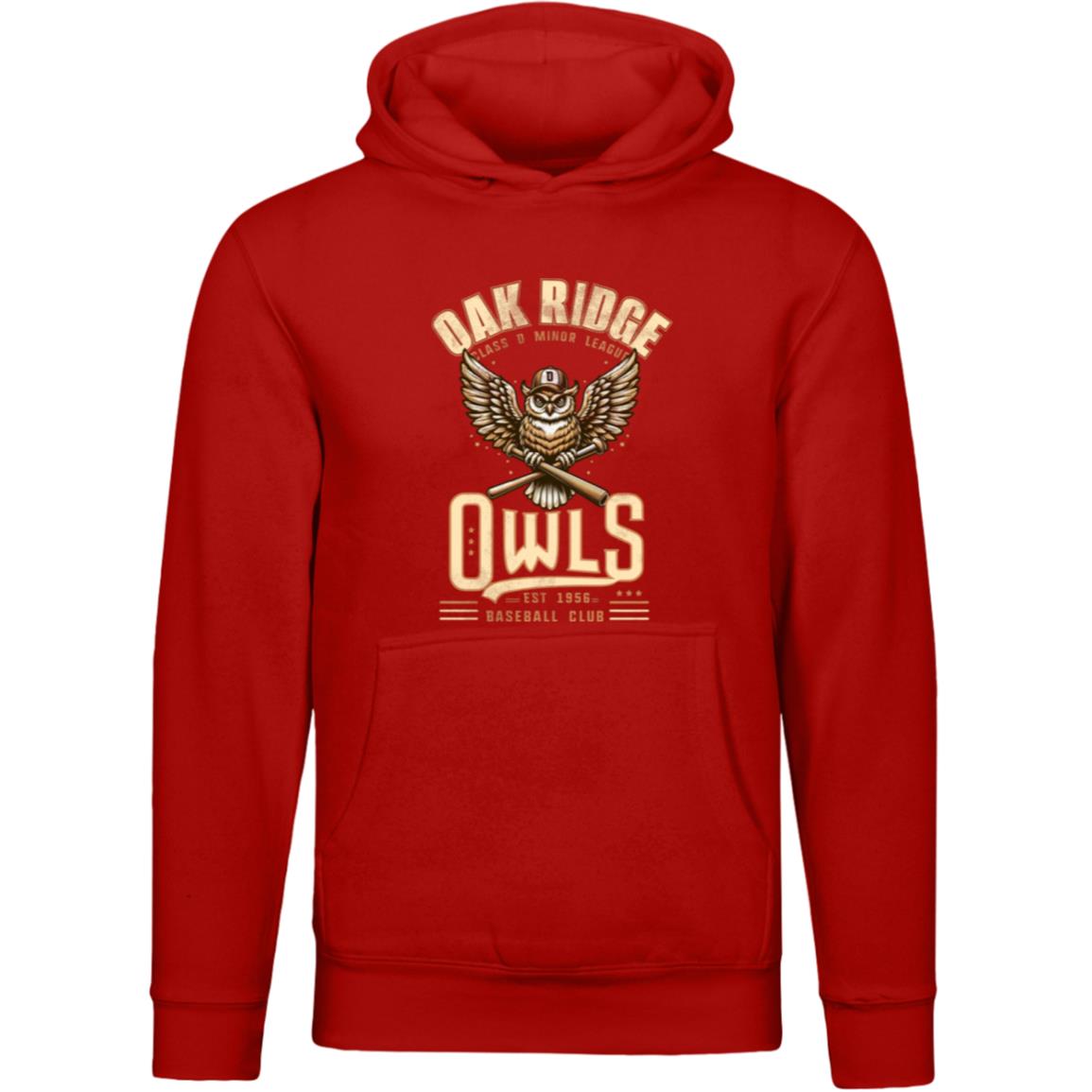 Oak Ridge Owls Retro Minor League Baseball Team Unisex Luxury Hoodie