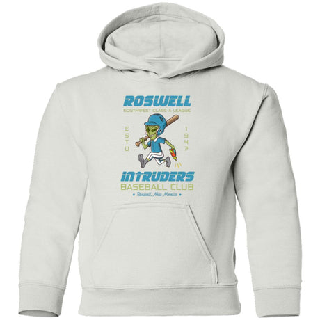 Roswell Intruders Retro Minor League Baseball Team-Youth Pullover Hoodie