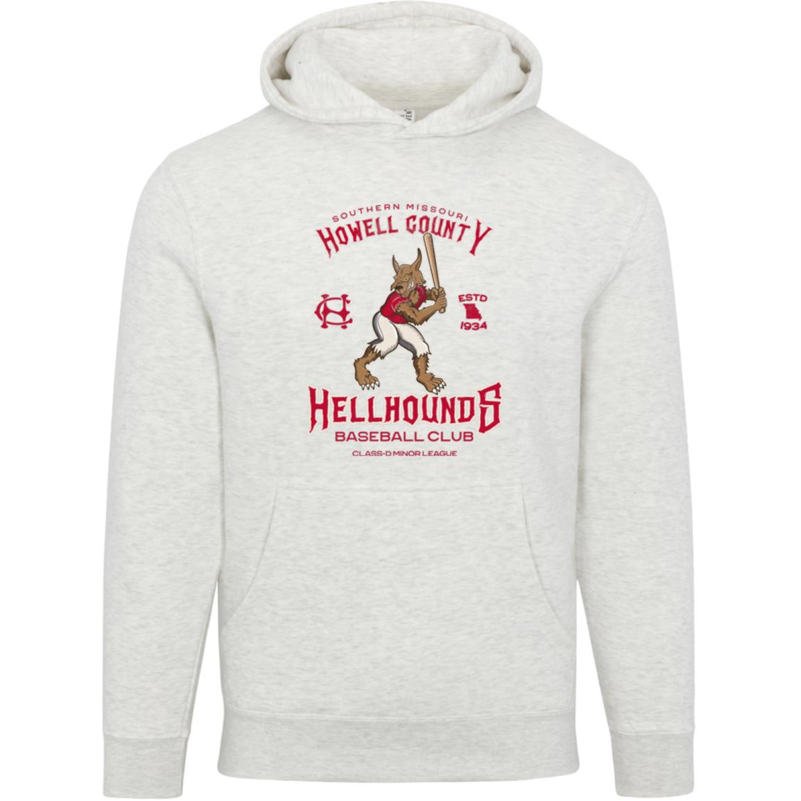 Howell County Hellhounds Baseball Team Unisex Luxury Hoodie