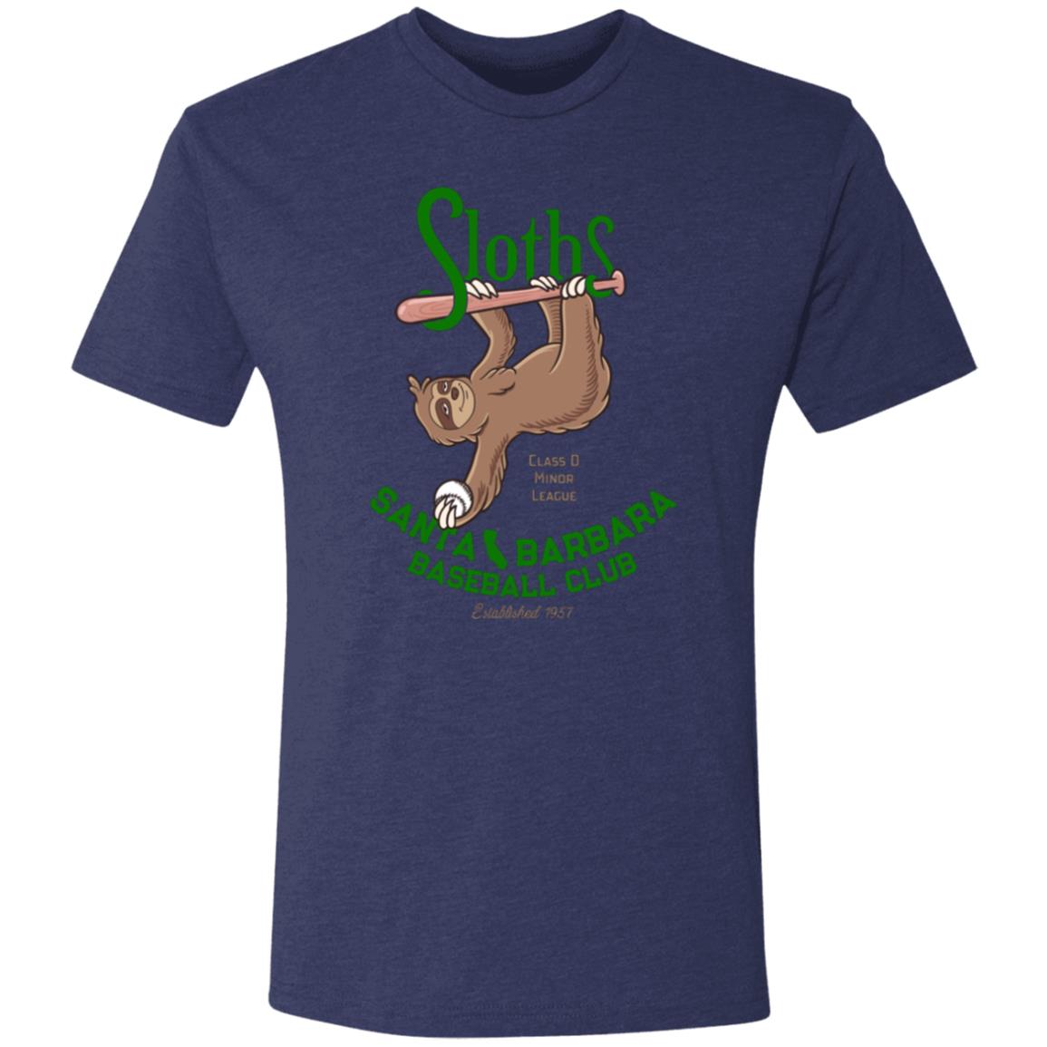 Santa Barbara Sloths Baseball Team Triblend T-Shirt