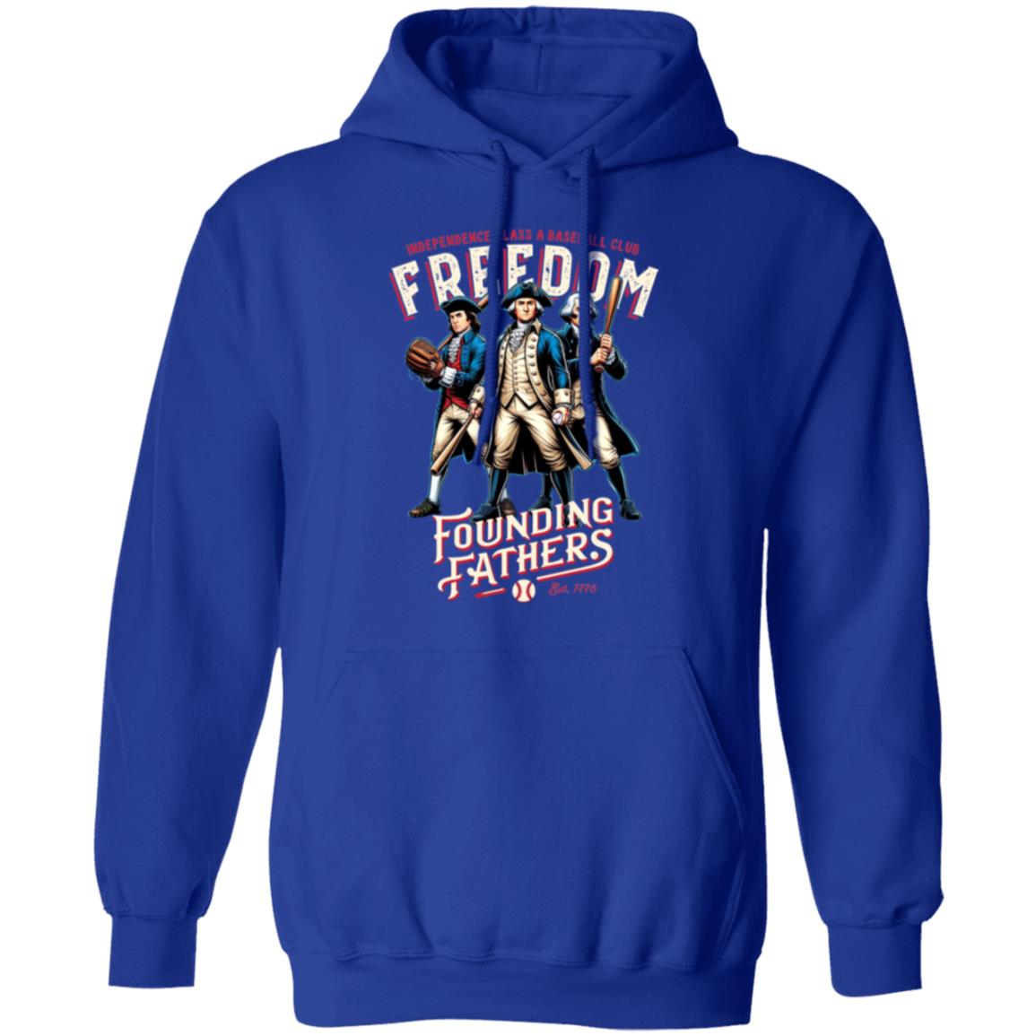 Freedom Founding Fathers Retro Minor League Baseball Team-Unisex Premium Hoodie