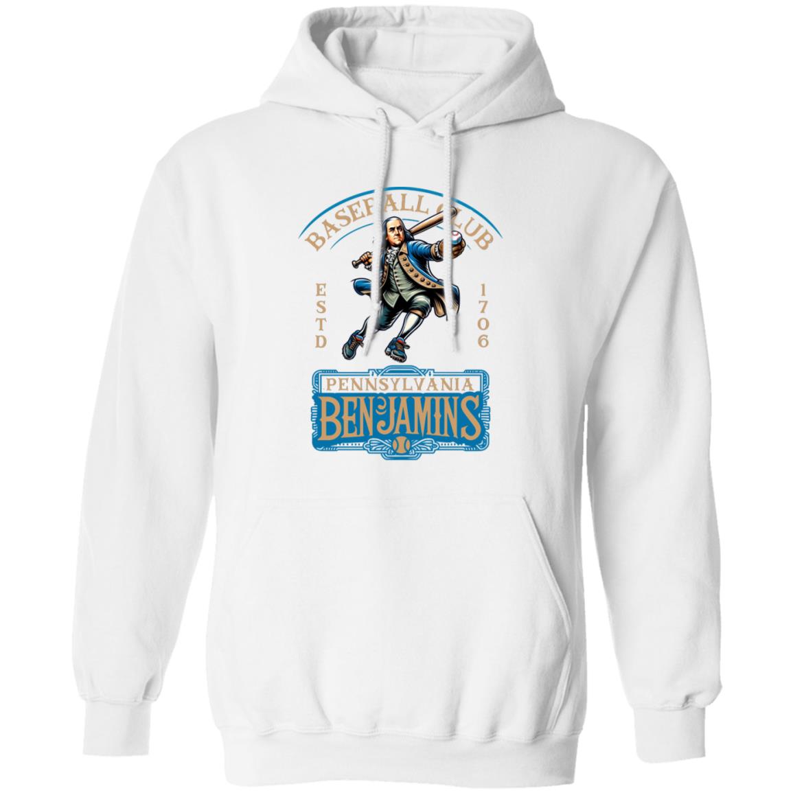 Pennsylvania Benjamins Retro Minor League Baseball Team-Unisex Premium Hoodie