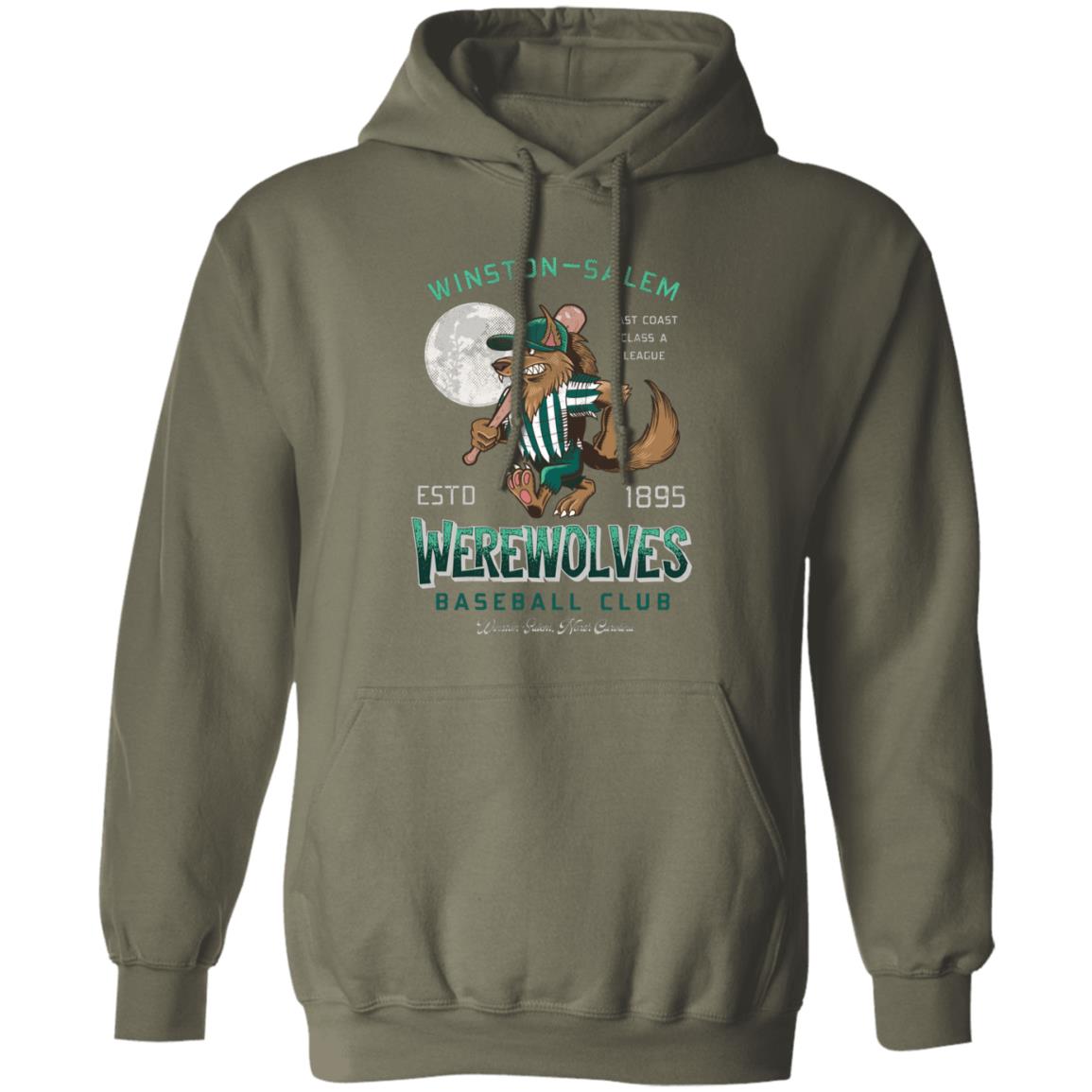 Winston-Salem Werewolves Retro Minor League Baseball Team-Unisex Premium Hoodie