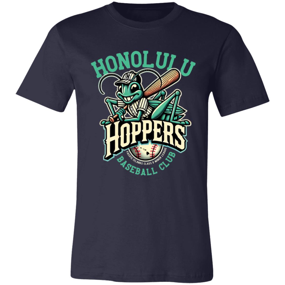 Honolulu Hoppers Minor League Baseball Team T-Shirt