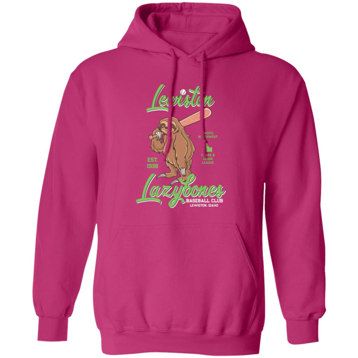 Lewiston Lazybones Retro Minor League Baseball Team-Unisex Premium Hoodie