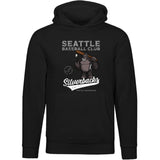 Seattle Silverbacks Retro Minor League Baseball Team Unisex Luxury Hoodie