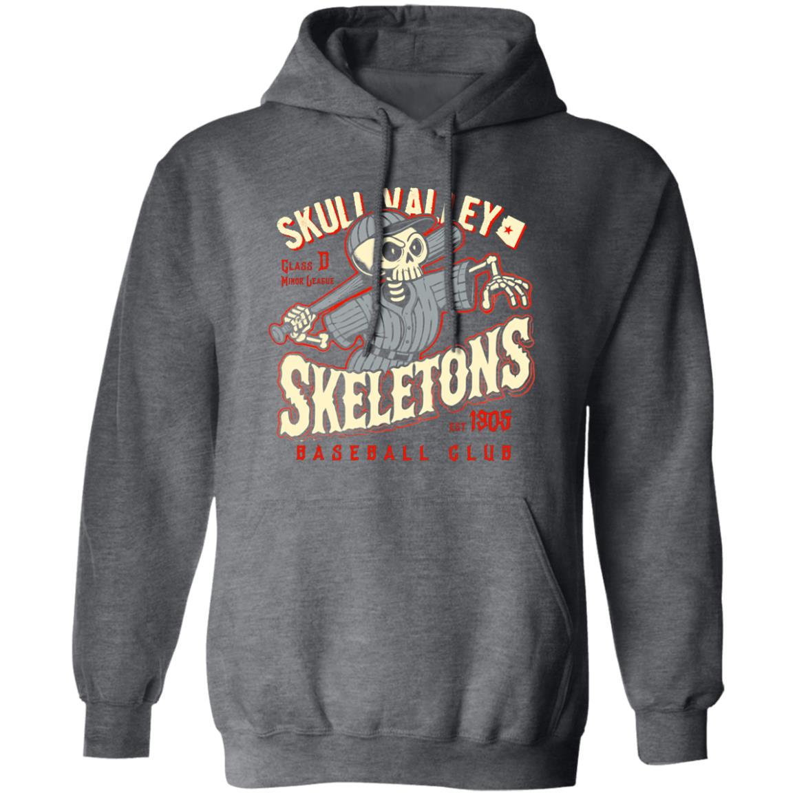 Skull Valley Skeletons Minor League Baseball Team Pullover Hoodie