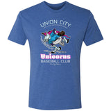 Union City Unicorns Minor League Baseball Team Triblend T-Shirt