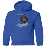 Sioux City Silverbacks Retro Minor League Baseball Team-Youth Pullover Hoodie