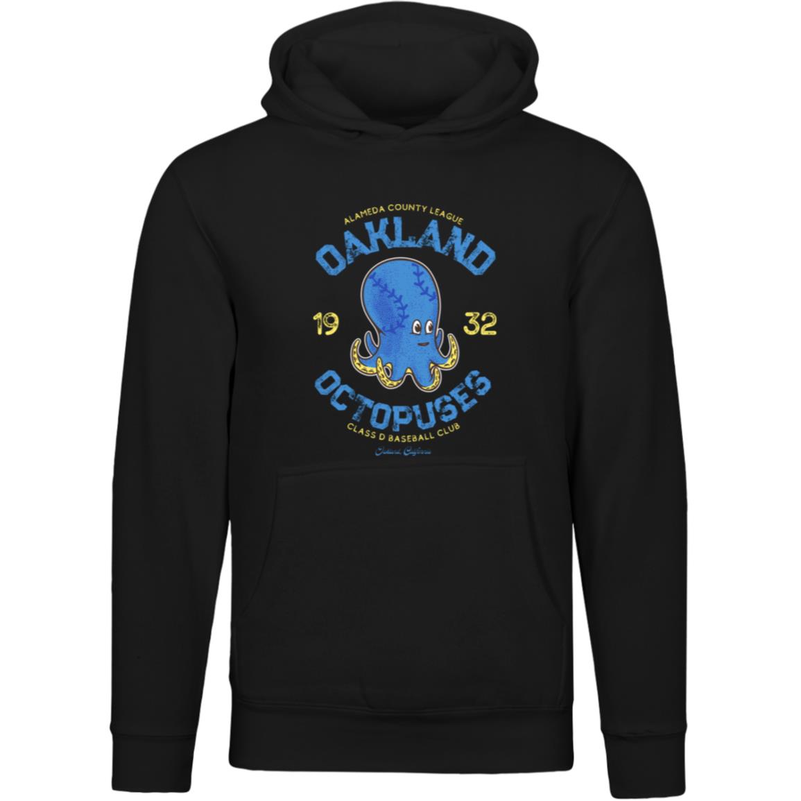 Oceanside Octopuses Retro Minor League Baseball Team Unisex Luxury Hoodie