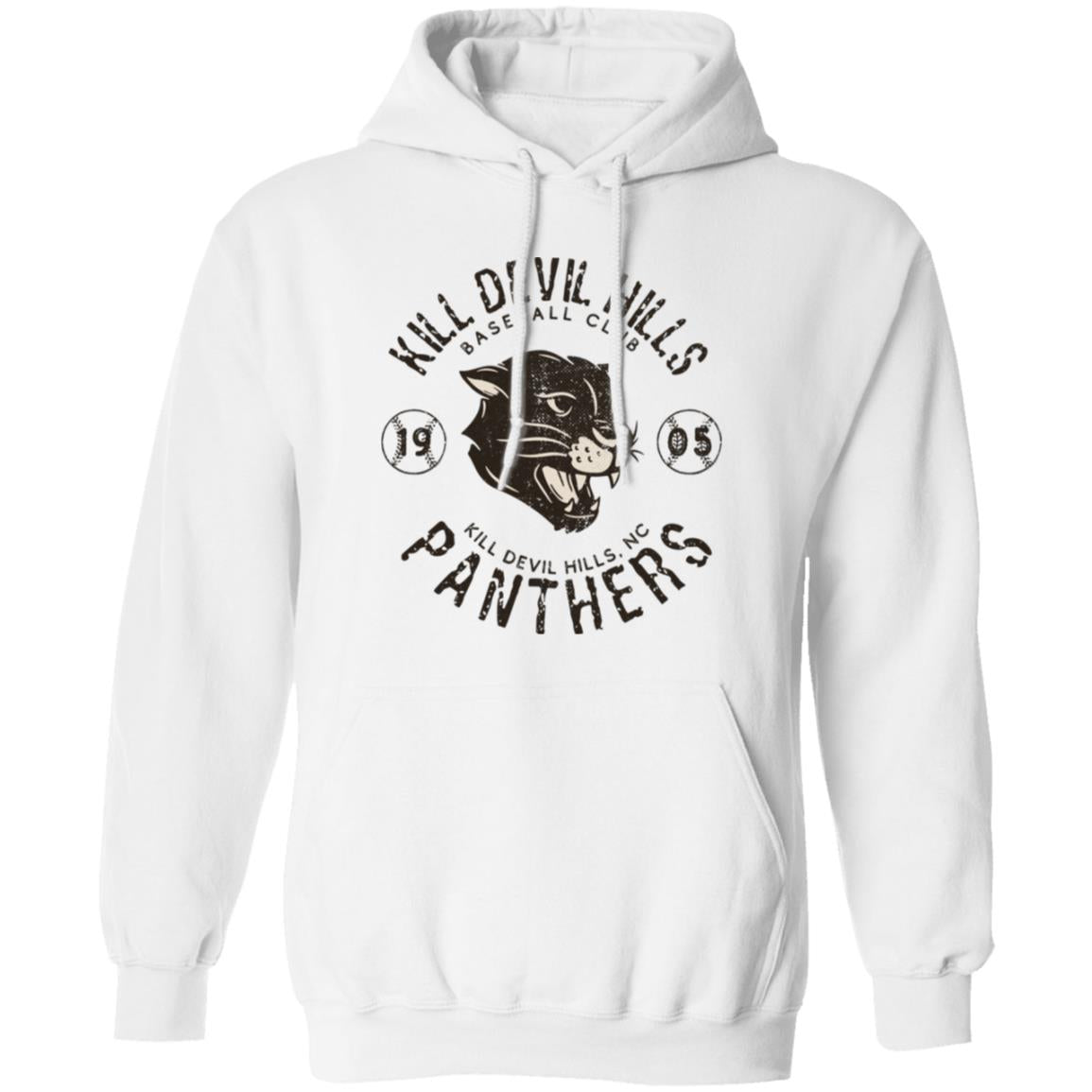 Kill Devil Hills Panthers Retro Minor League Baseball Team-Unisex Premium Hoodie