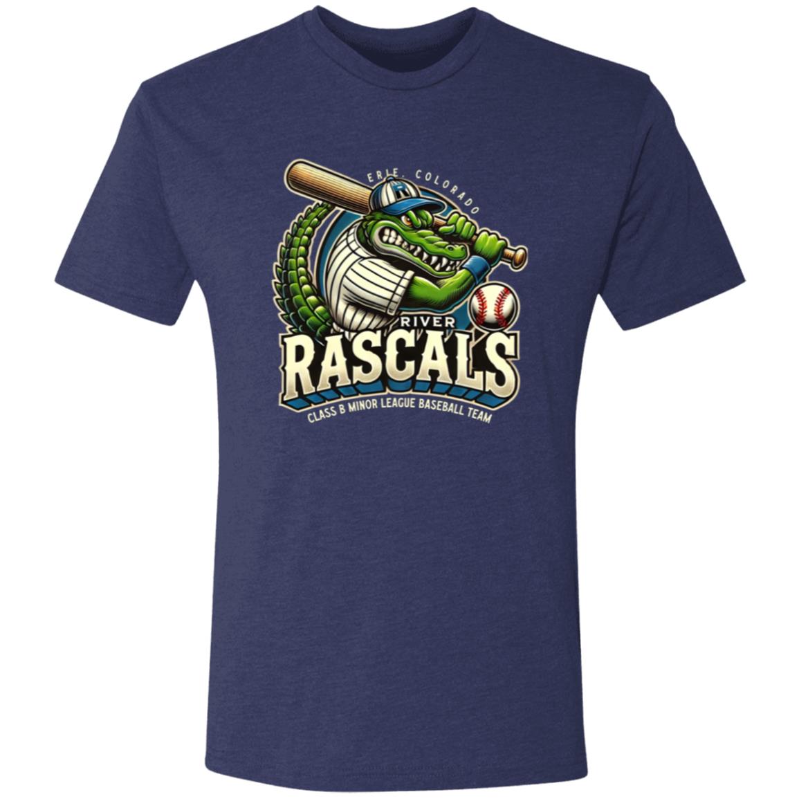 Erie River Rascals Minor League Baseball Team Triblend T-Shirt