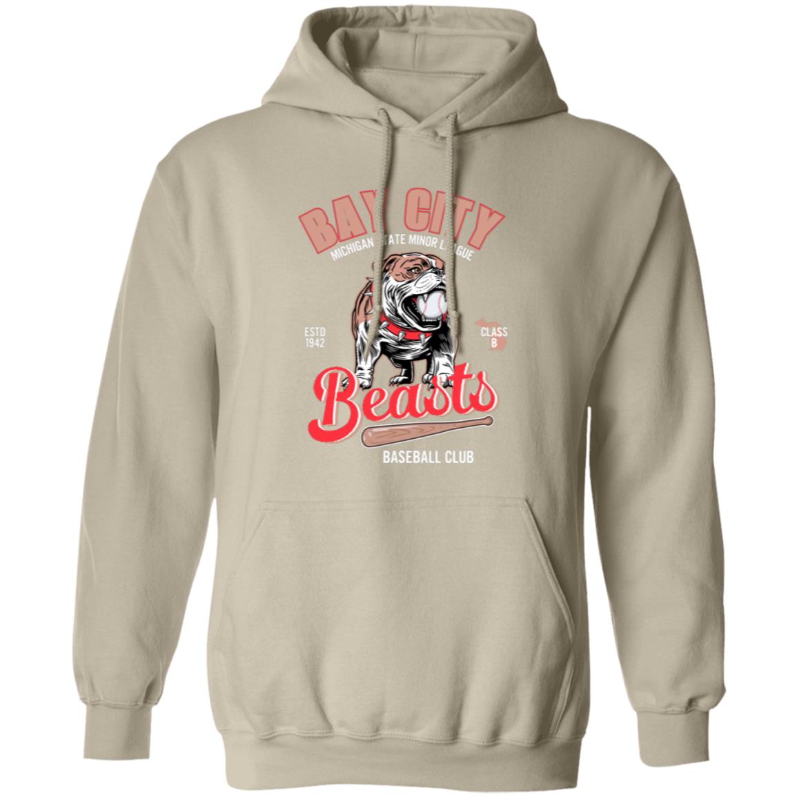 Bay City Beasts Retro Minor League Baseball Team-Unisex Premium Hoodie