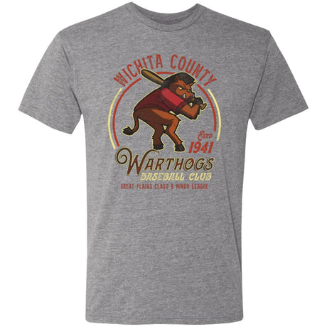 Wichita County Warthogs Minor League  Baseball Team Triblend T-Shirt