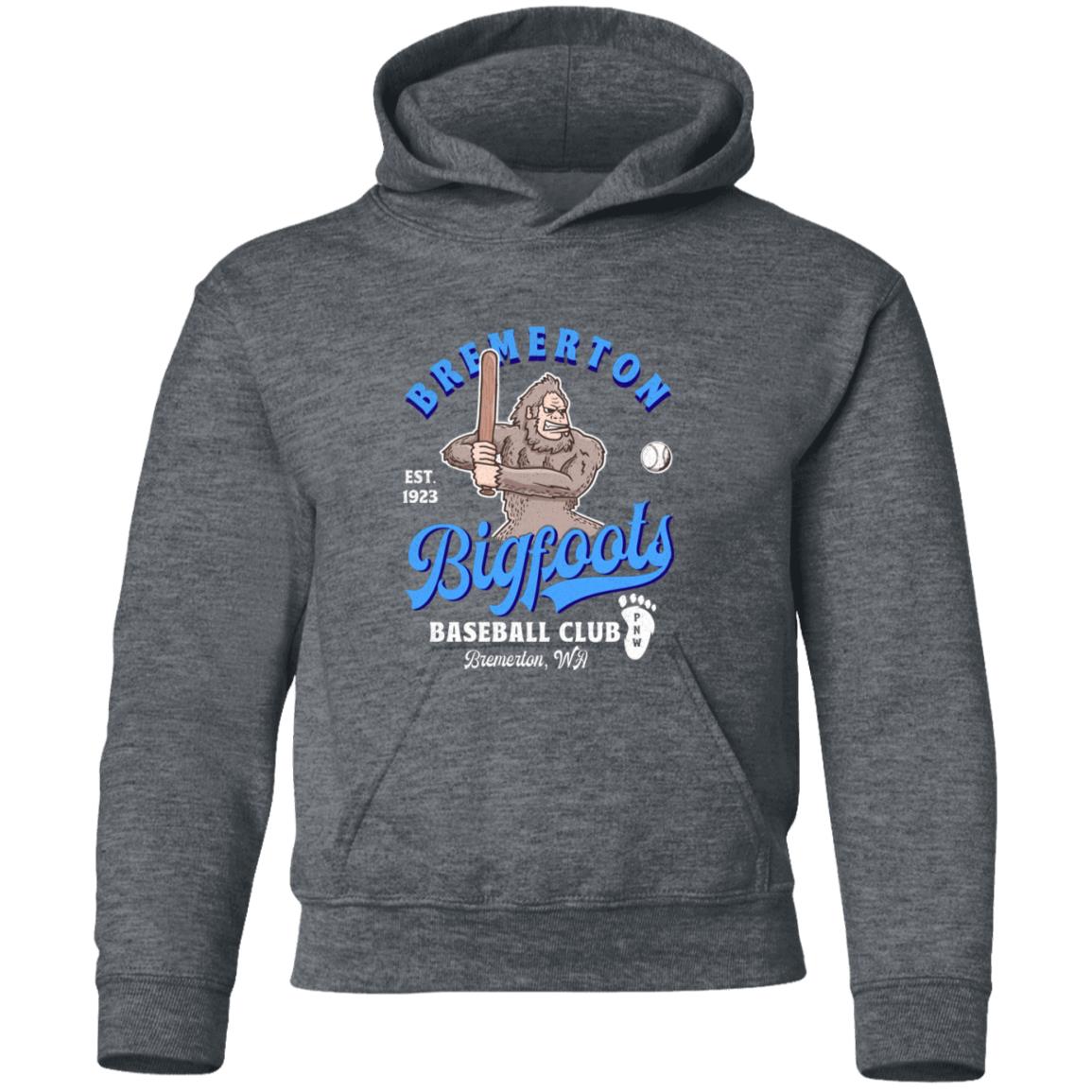 Bremerton Bigfoots Retro Minor League Baseball Team-Youth Pullover Hoodie