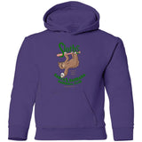 Santa Barbara Sloths Baseball Team Youth Pullover Hoodie