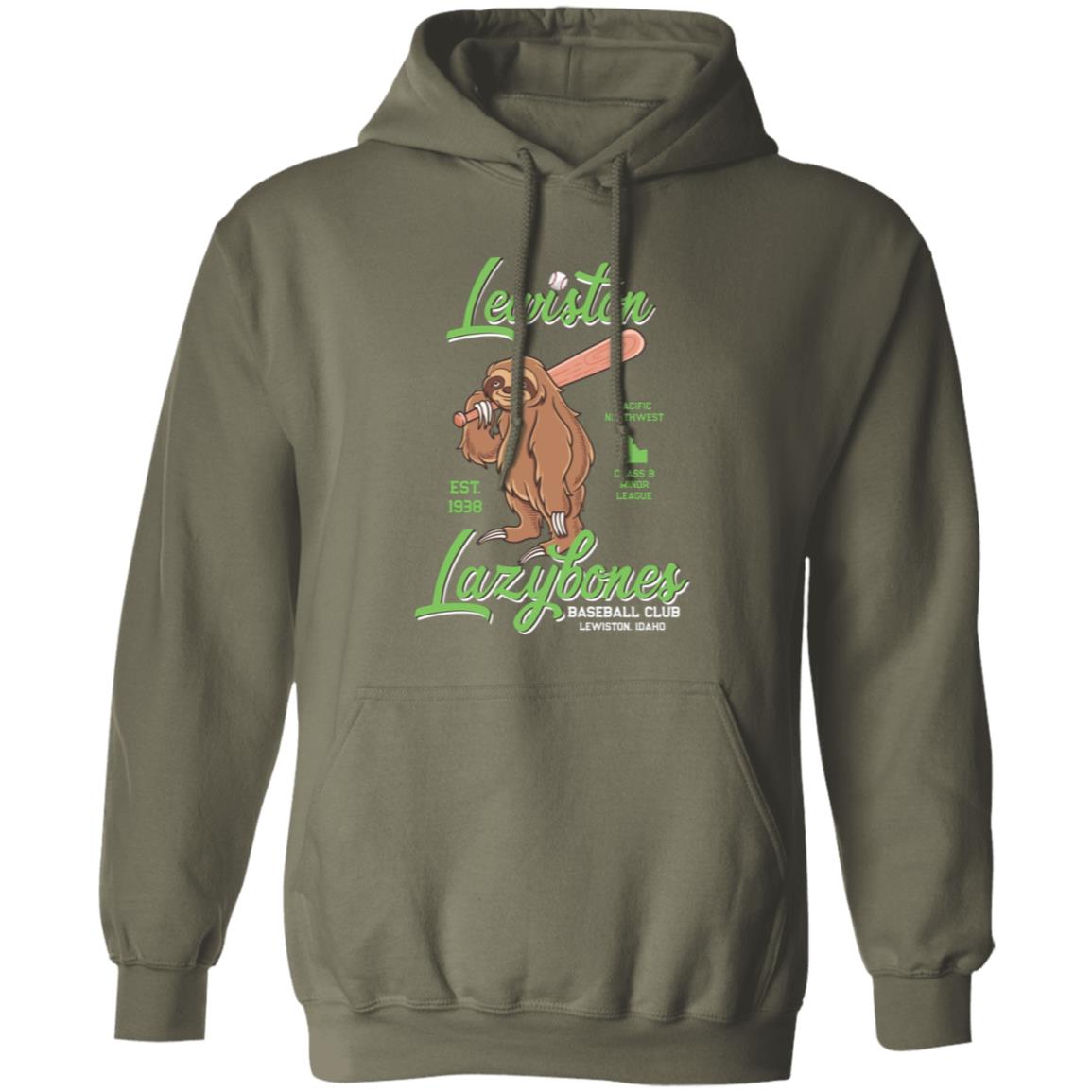 Lewiston Lazybones Retro Minor League Baseball Team-Unisex Premium Hoodie