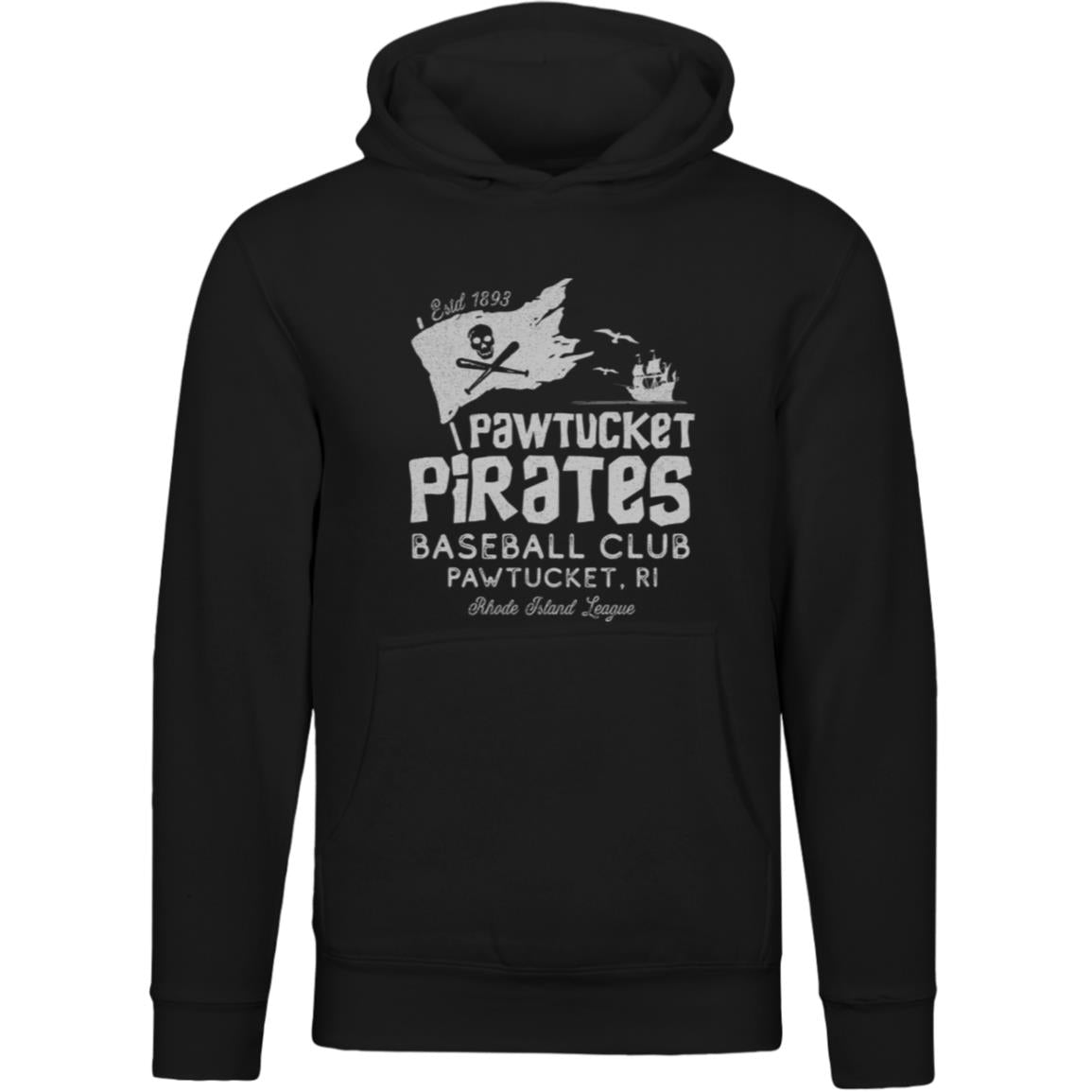 Pawtucket Pirates Retro Minor League Baseball Team-Unisex Luxury Hoodie