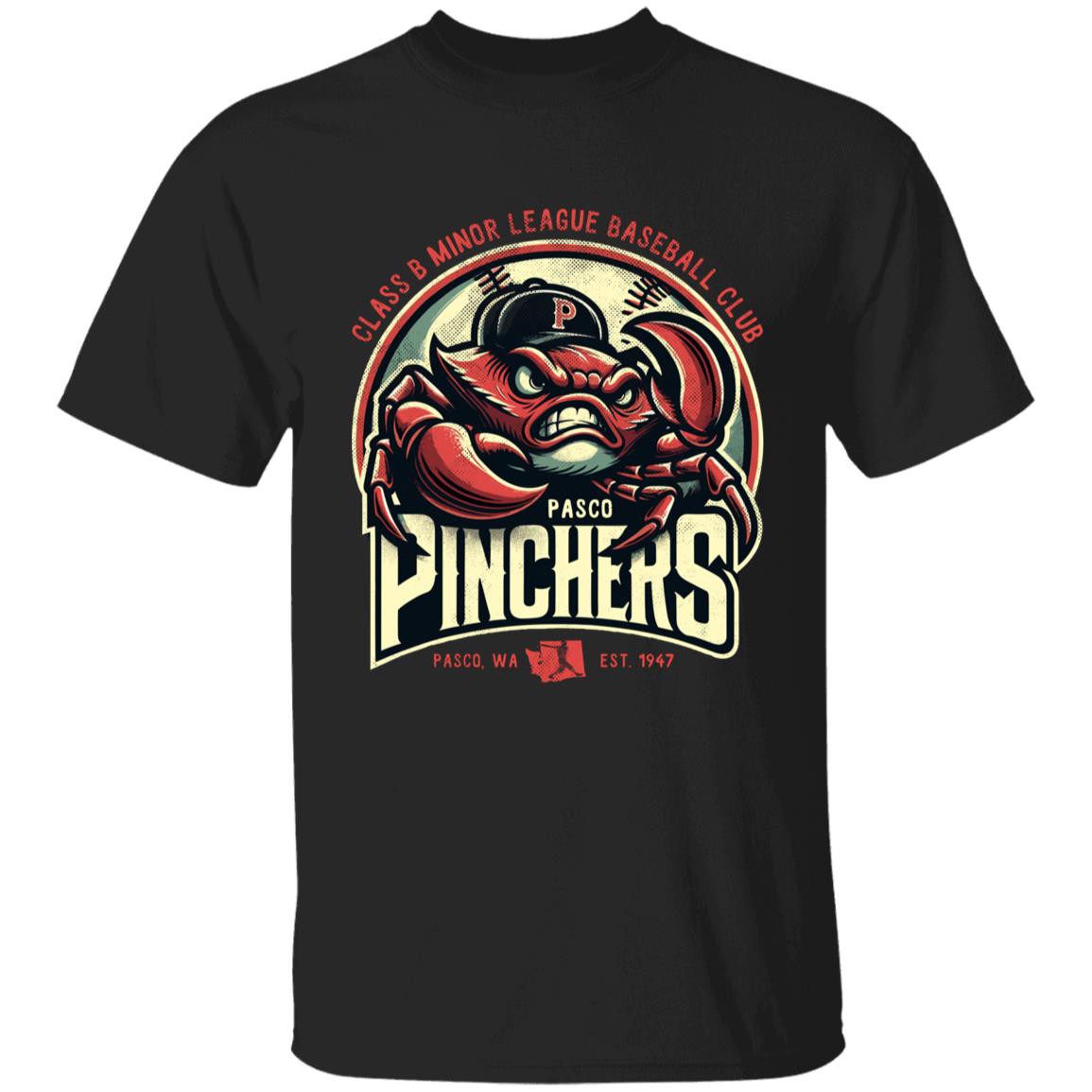 Pasco Pinchers Retro Minor League Baseball Youth Cotton T-Shirt