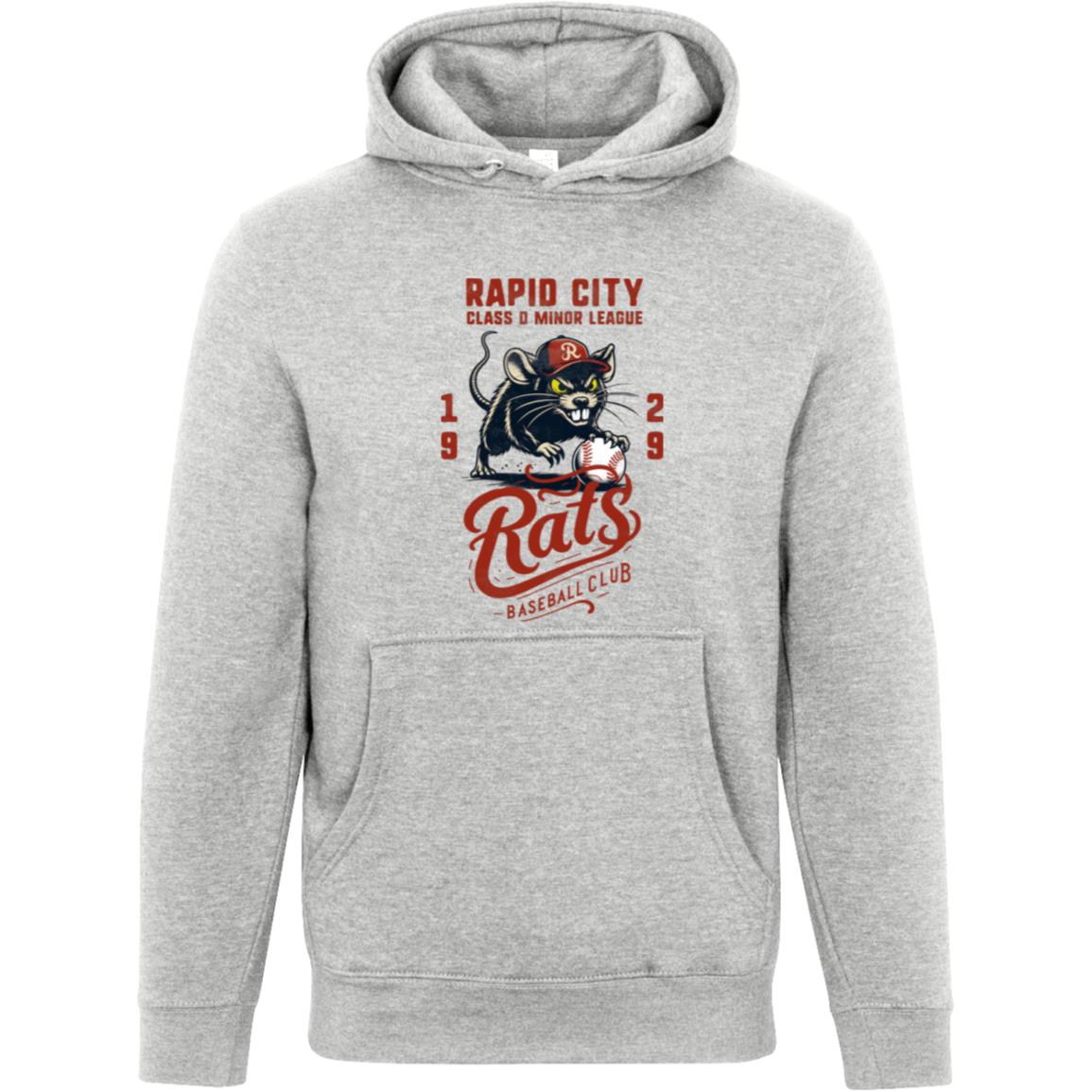 Rapid City Rats Retro Minor League Baseball Team-Unisex Luxury Hoodie