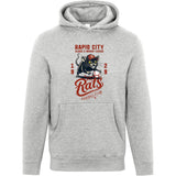 Rapid City Rats Retro Minor League Baseball Team-Unisex Luxury Hoodie