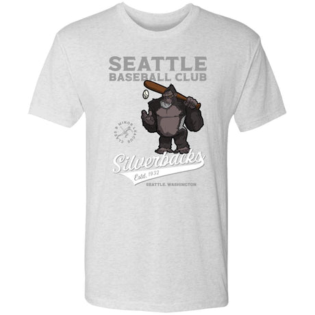 Seattle Silverbacks Retro Minor League Baseball Team Triblend T-Shirt