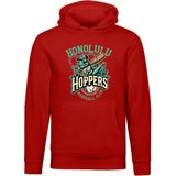 Honolulu Hoppers Minor League Baseball Team Unisex Luxury Hoodie