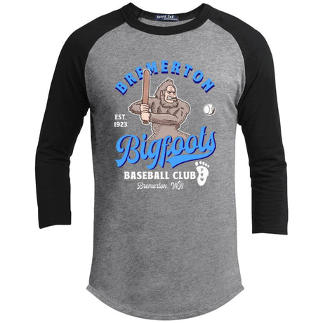 Bremerton Bigfoots Retro Minor League Baseball Team-Youth 3/4 Raglan Sleeve Shirt