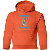 Roswell Intruders Retro Minor League Baseball Team-Youth Pullover Hoodie