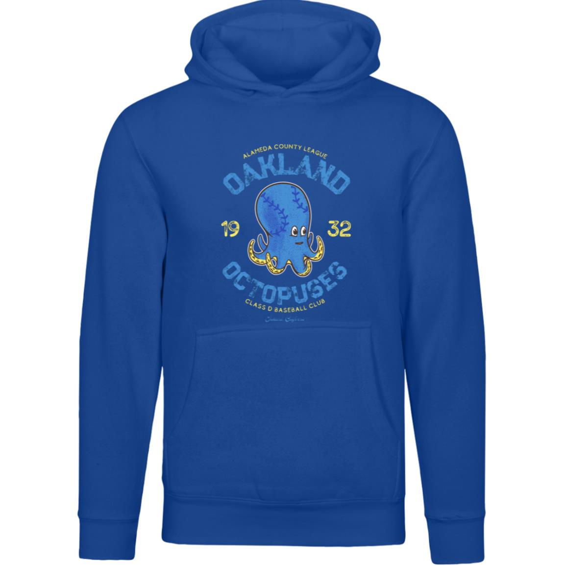 Oceanside Octopuses Retro Minor League Baseball Team Unisex Luxury Hoodie