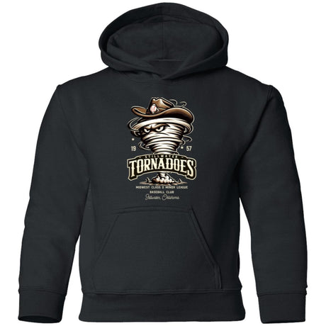 Stillwater Tornadoes Retro Minor League Baseball Team-Youth Pullover Hoodie