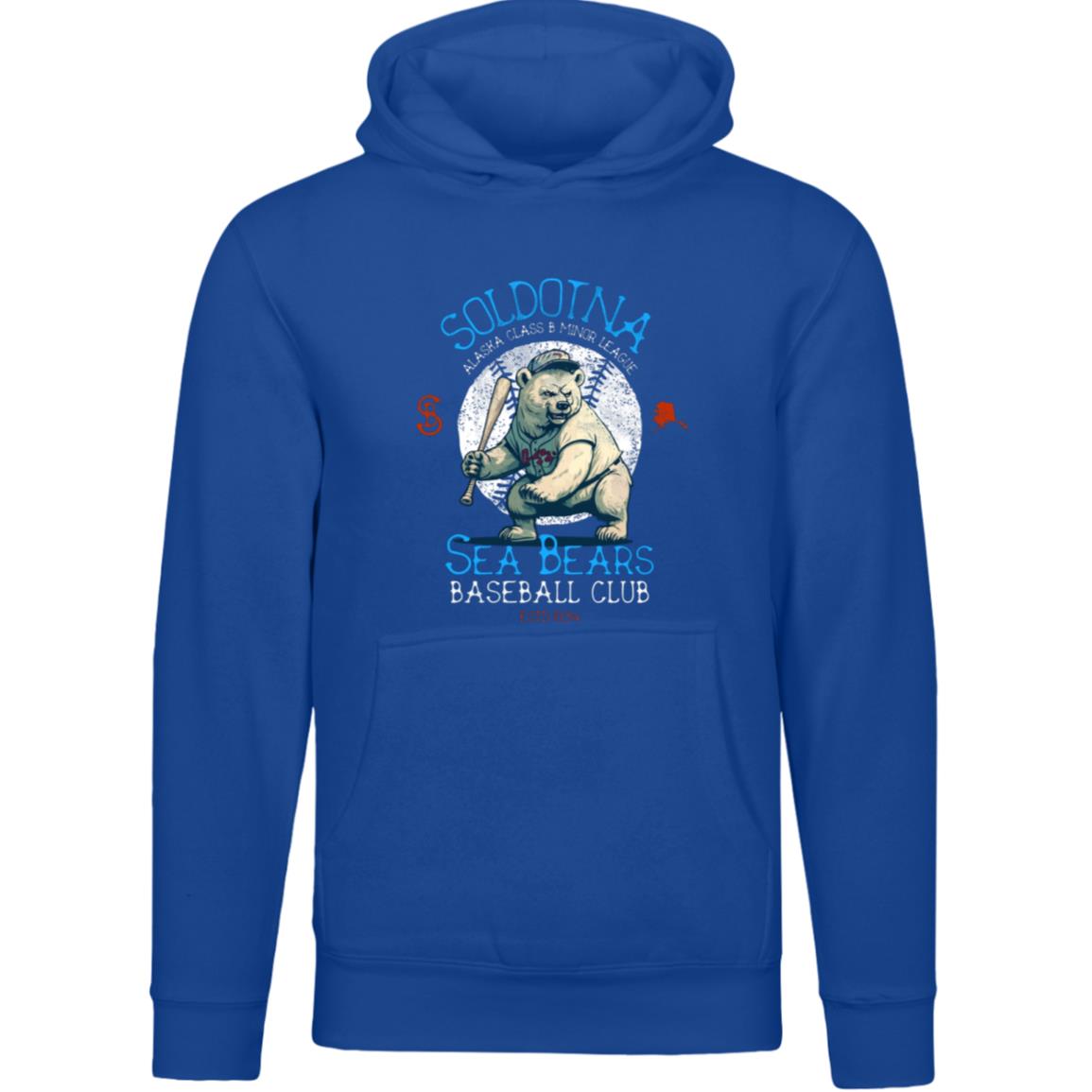 Soldotna Sea Bears Retro Minor League Baseball Team Unisex Luxury Hoodie