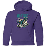 Corvallis Carnivores Retro Minor League Baseball Team-Youth Pullover Hoodie