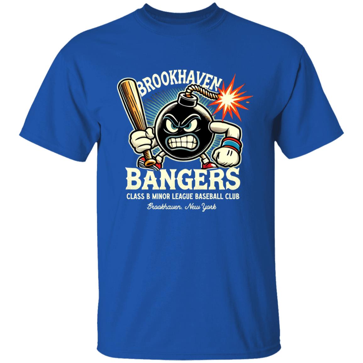 Brookhaven Bangers Minor League Baseball Team Youth  Cotton T-Shirt