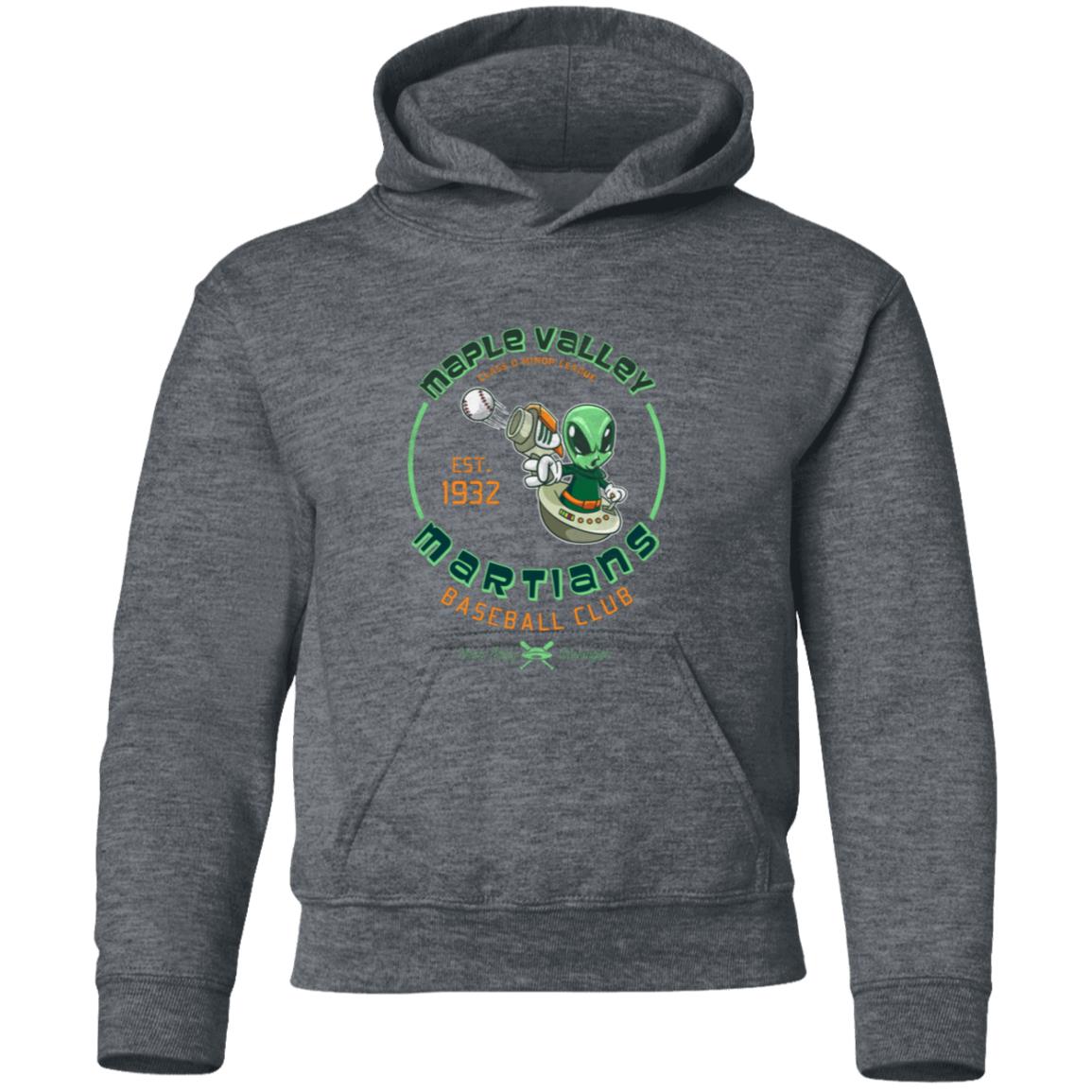 Maple Valley Martians Retro Minor League Baseball Team-Youth Pullover Hoodie