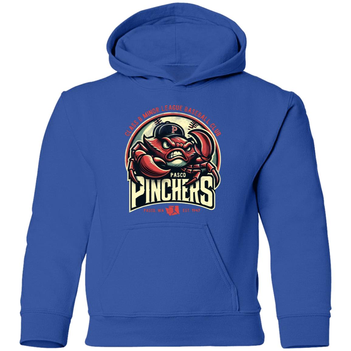 Paco Pinchers Retro Minor League Baseball Team Youth Pullover Hoodie