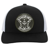 Outfield Outlaws-Trucker Snap Back Vegan Leather Patch