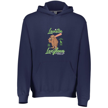Lewiston Lazybones Retro Minor League Baseball Team-Youth Luxury Hoodie