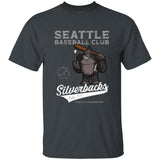 Seattle Silverbacks Retro Minor League Baseball Team Youth  Cotton T-Shirt