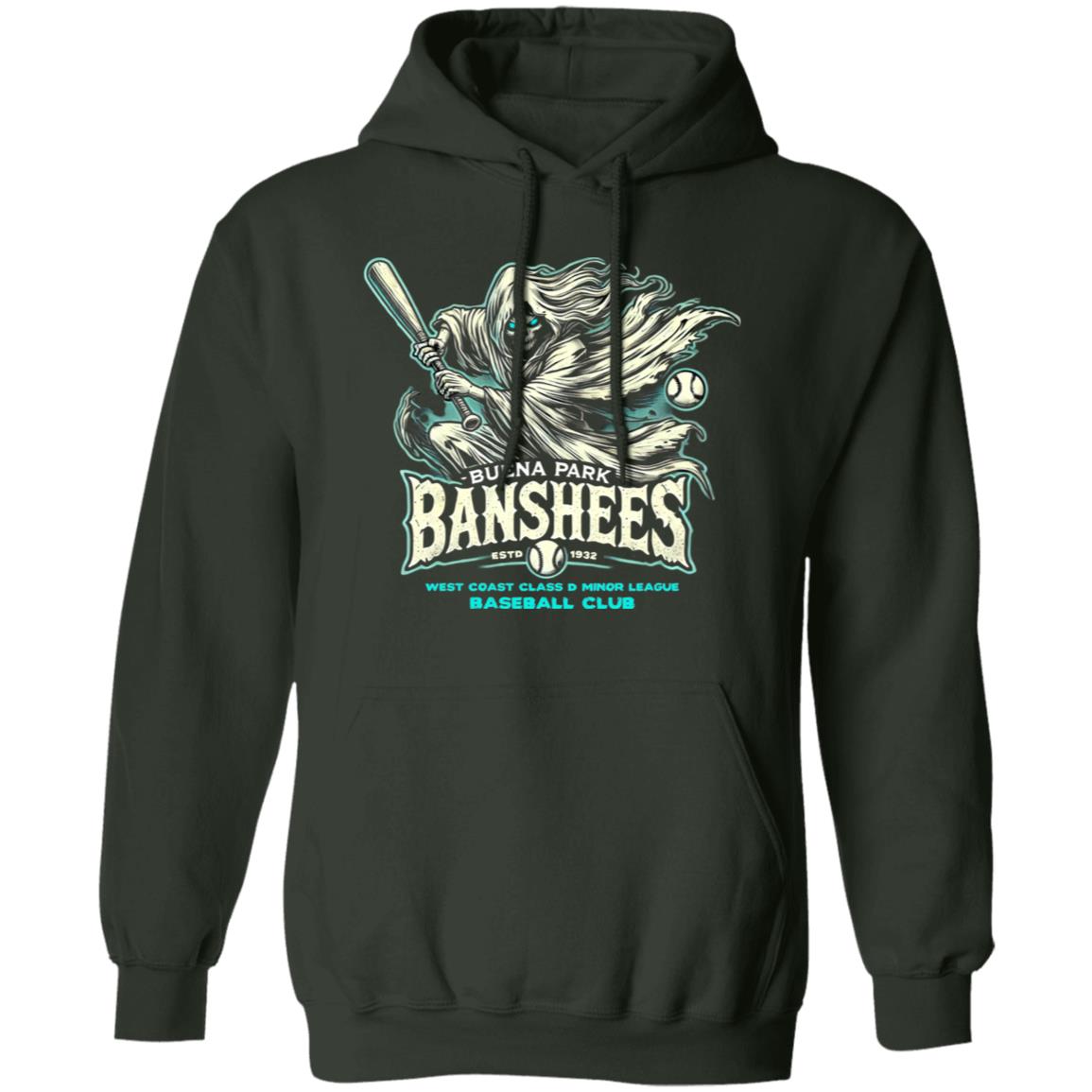 Buena Park Banshees Minor League Baseball Team Pullover Hoodie