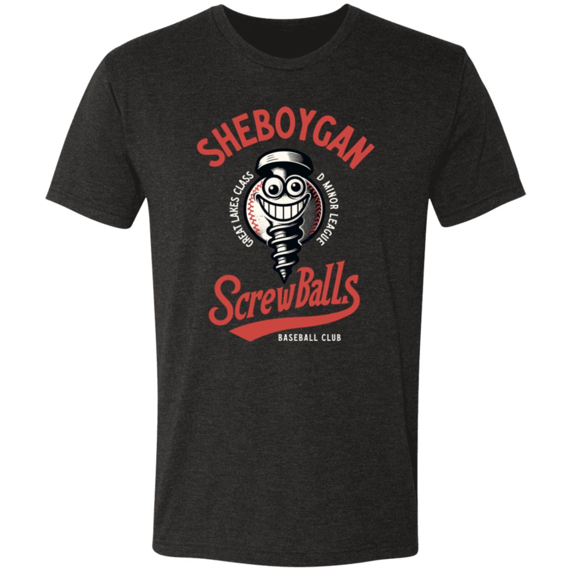 Sheboygan Screwballs Baseball Team Triblend T-Shirt