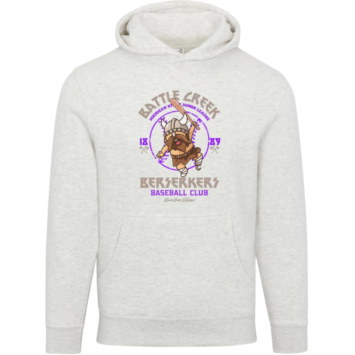 Battle Creek Berserkers Minor League Baseball Team Unisex Luxury Hoodie