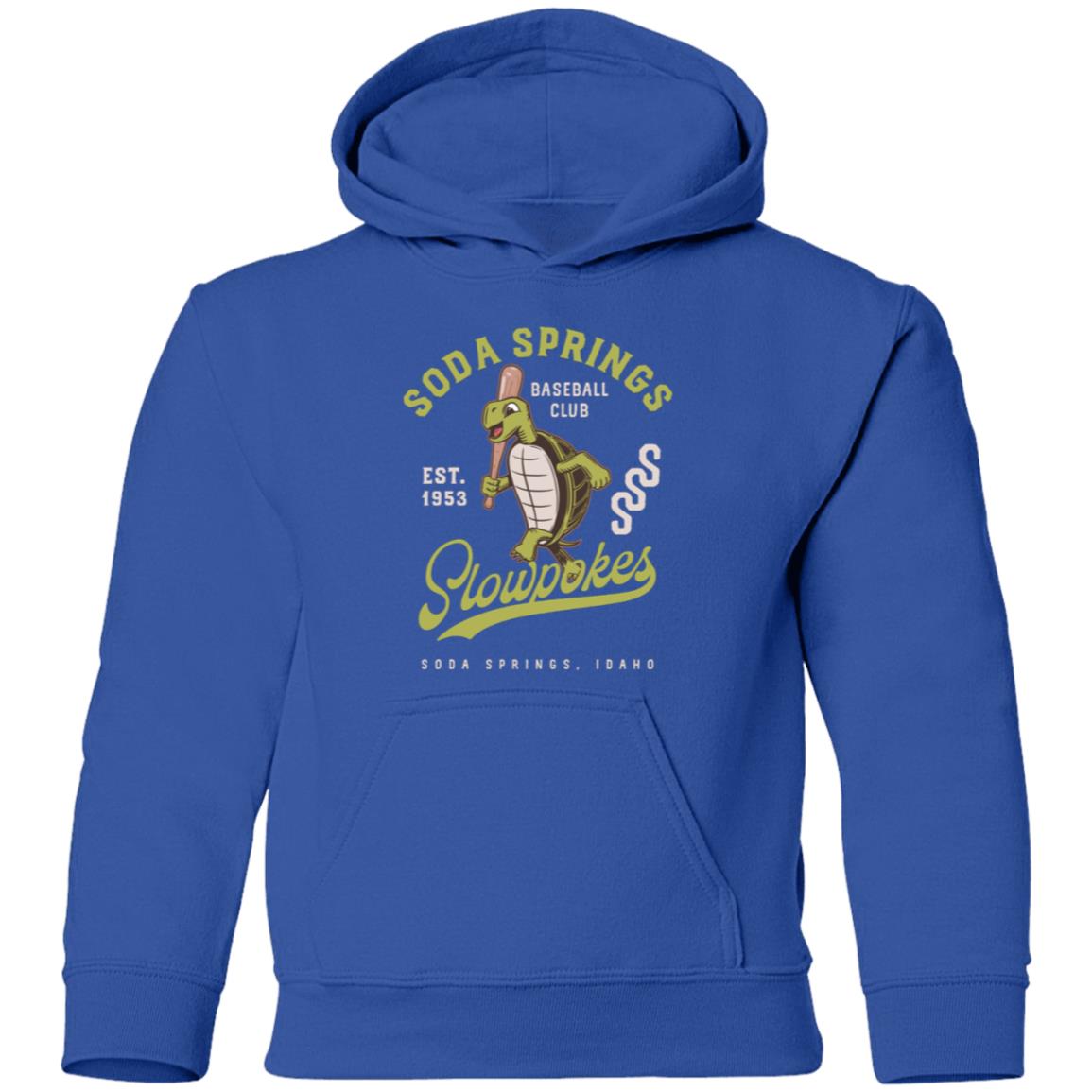 Soda Spring Slowpokes Retro Minor League Baseball Team-Youth Pullover Hoodie